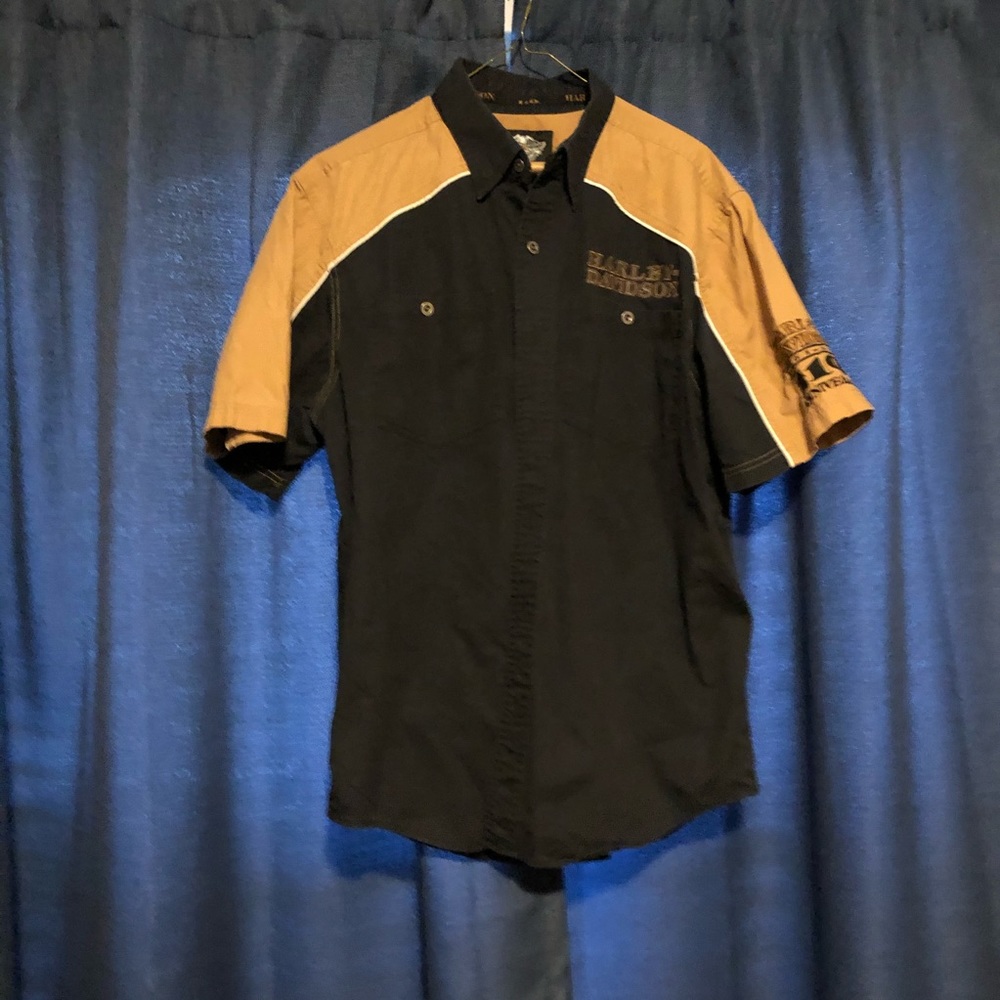 Harley Davidson men’s button down shirt